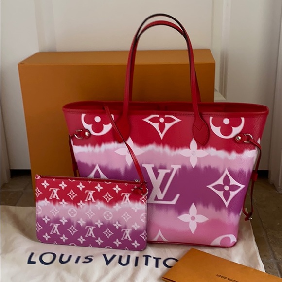 ‼️SOLD‼️👛💯% Auth.LV Escale Rouge NF MM - Picture 2 of 12